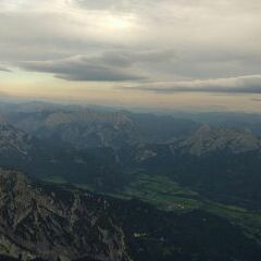 Flugwegposition um 17:04:13: Aufgenommen in der Nähe von Hall, 8911 Hall, Österreich in 2935 Meter